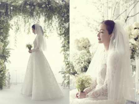Lộ diện ảnh cưới hiếm hoi của đám cưới mỹ nhân Choi Ji Woo
