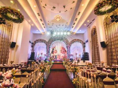 Tiệc cưới trọn gói phong cách cổ điển tại Asia Palace