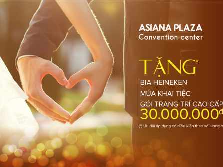 Asiana Plaza - Tặng Tới 60.000.000đ Cho Các Cặp Đôi