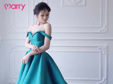 Ấn tượng BST váy cưới xanh Emerald của Kim Tuyến Bridal