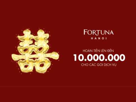 Hoàn tiền 10,000,000 đồng khi đặt tiệc cưới tại khách sạn Fortuna Hà Nội