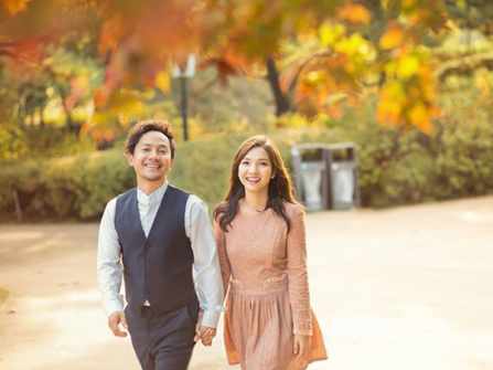 Vợ 9x của Tiến Đạt khoe trọn bộ ảnh cưới cực tình tại Hàn Quốc