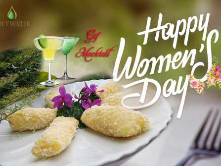 Dùng Mocktail miễn phí ngày Quốc tế phụ nữ tại Softwater