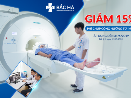 Tặng 15% phí chụp cộng hưởng từ (MRI) tại bệnh viện ĐKQT Bắc Hà