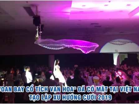 Cộng đồng mạng mê mẩn với  "Voan bay cổ tích Vạn Hoa" lần đầu tại Hà Nội