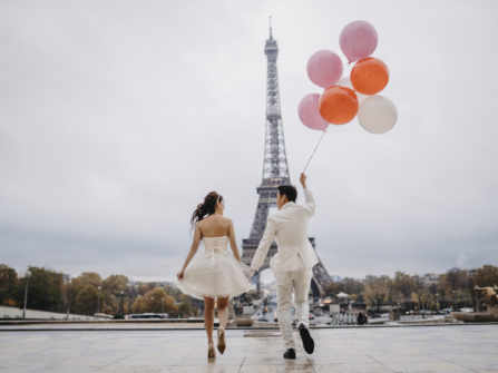 Ảnh cưới Paris mùa đông | Cecilia & Melvin | Février Photography