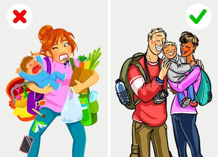 Cha mẹ, con cái và vật nuôi Marry