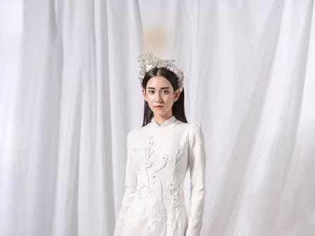 Lễ cưới ấm áp giữa mùa lạnh với mẫu váy trắng tay dài cho cô dâu