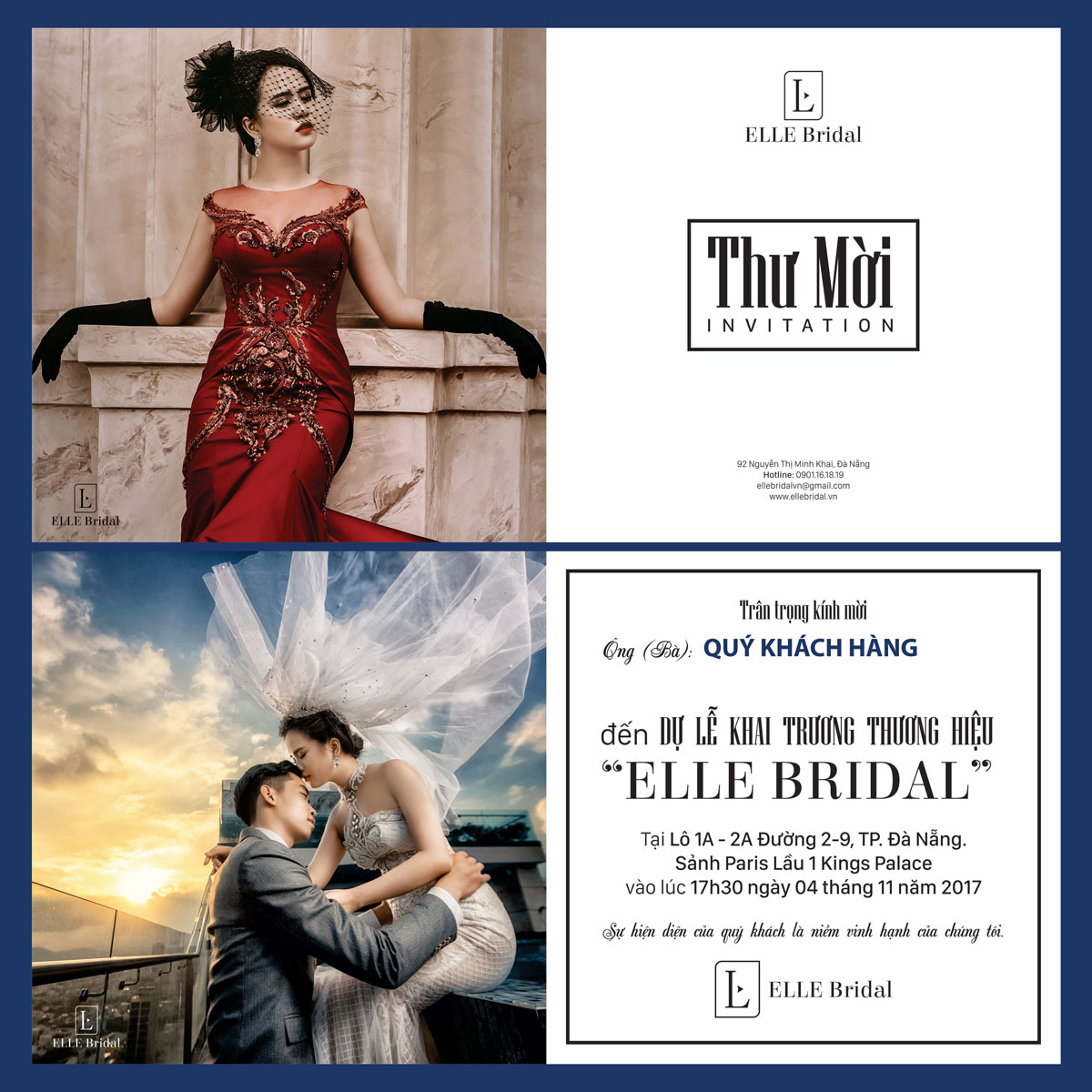 Tặng 20% phí thuê váy cưới tại ELLE BRIDAL 1