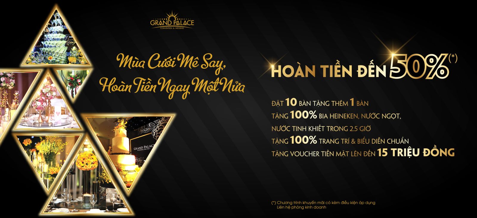 Mùa cưới mê say - Hoàn tiền ngay một nửa 1